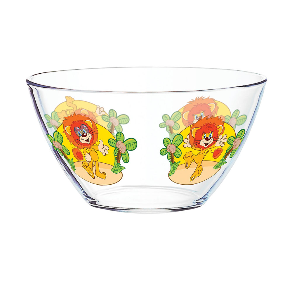 картинка Салатник 13 см (стекло) "Львенок" от магазина посуды оптом